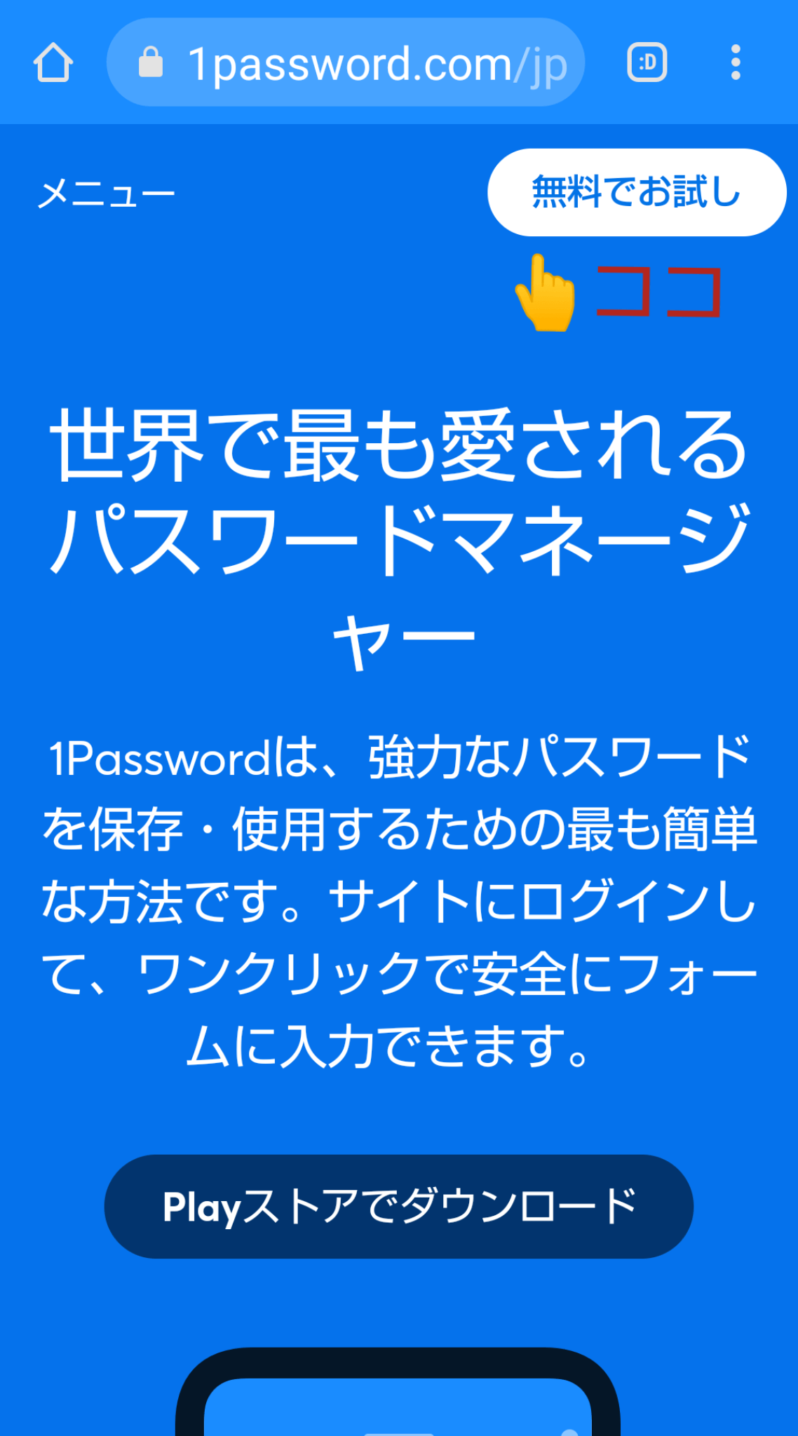 one password freeの写真